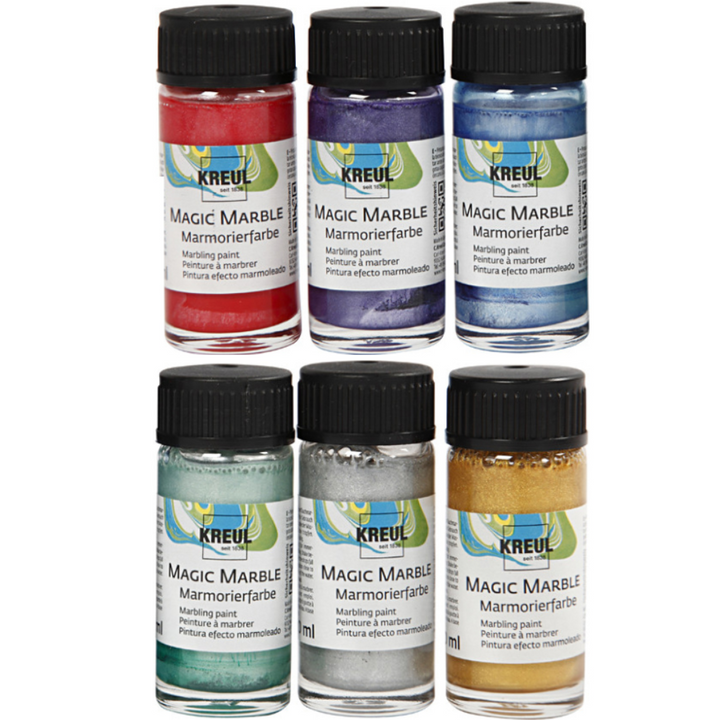20ml High Pigment Craft Marbling Inks | Set of 6 | Choice of Colour Mixes