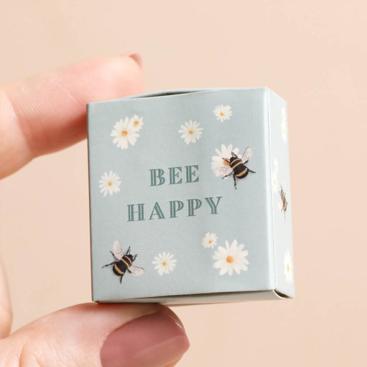 Bee Happy | Mini Matchbox Token | Little Gift | Cracker Filler