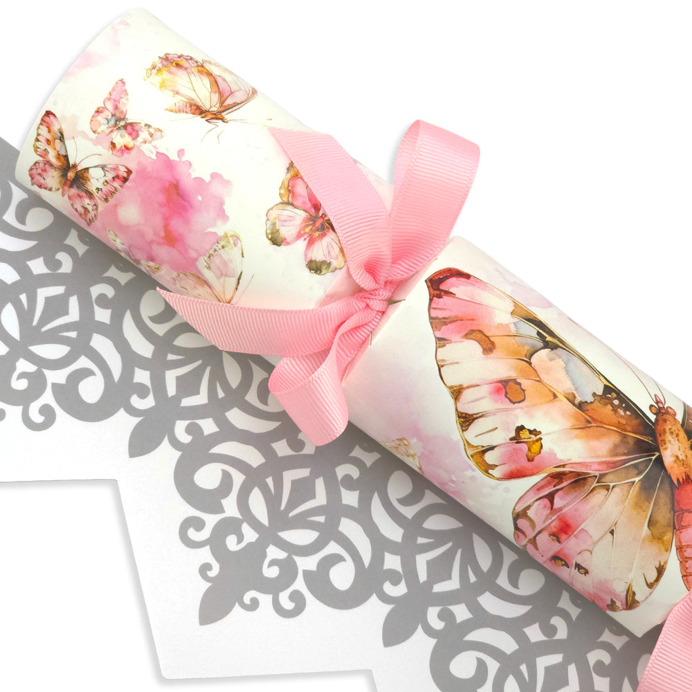 Pretty Pink Butterflies | Cracker Making Craft Kit | Make & Fill Your Own