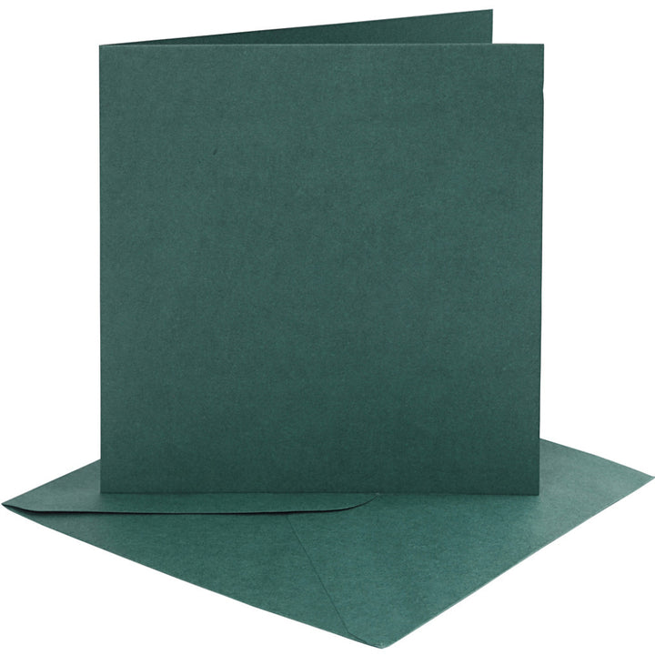 4 Coloured 6x6 Cards & Envelopes for Card Making Crafts | Card Making Blanks
