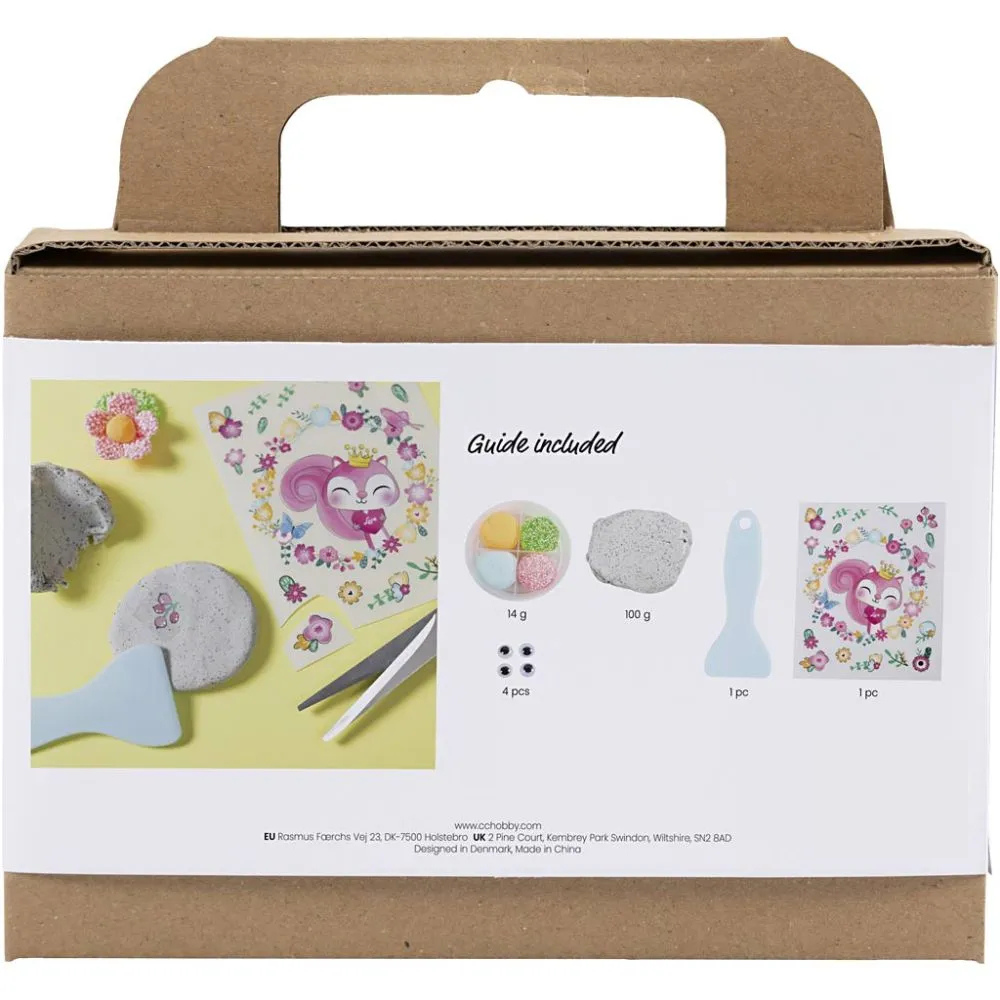 Pretty Insect Pebbles | Clay Modelling Mini Craft Kit for Kids | Air Dry Clay
