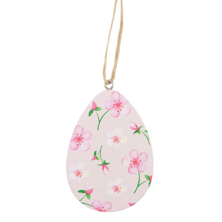 Pretty Cherry Blossom Hanging Wooden Easter Tree Decoration | Gisela Graham