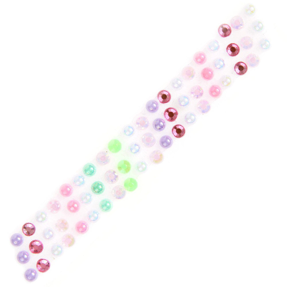 50cm Tape of Pearly Beads | Strip of Stickers for Papercrafts