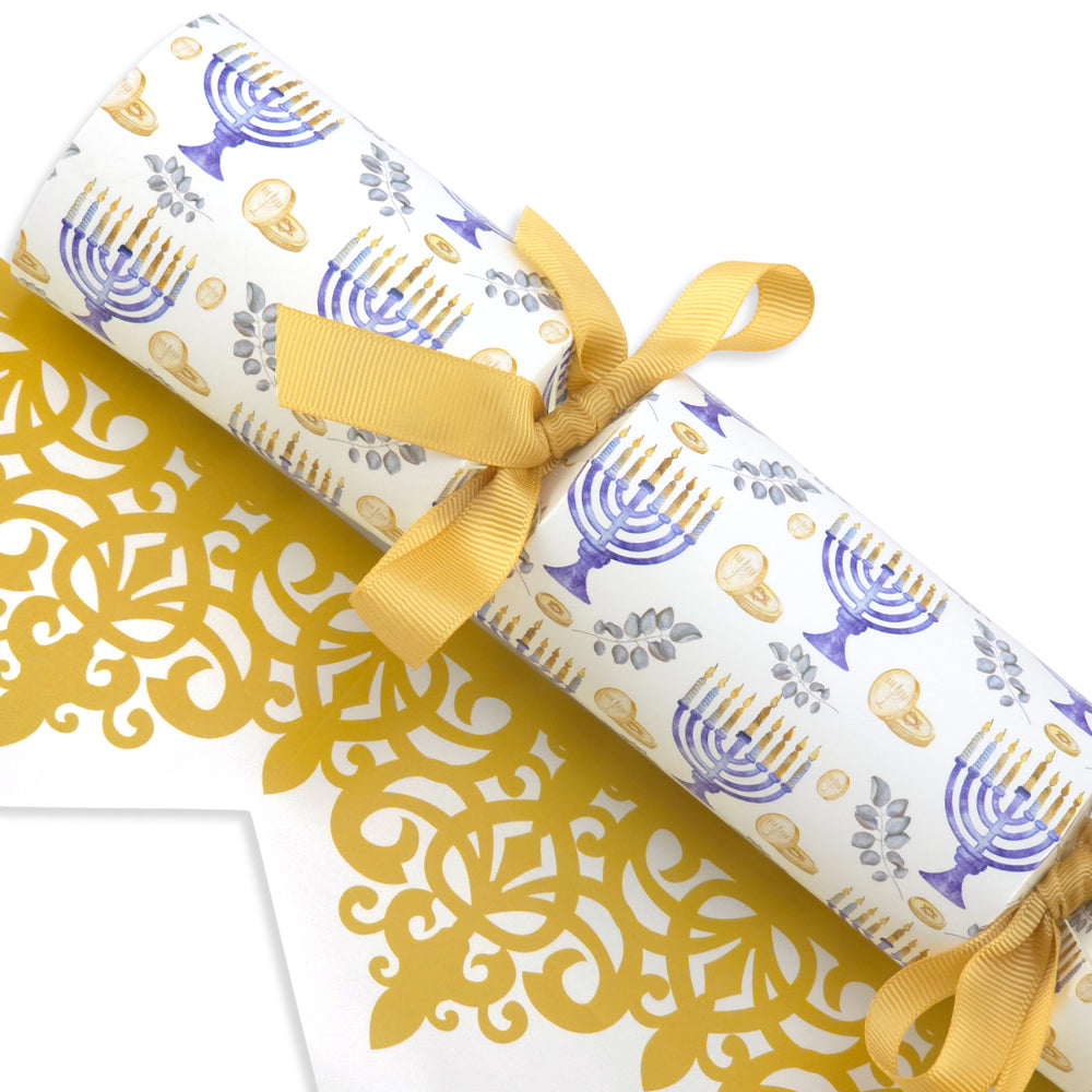 Watercolour Hanukkah | Cracker Making Craft Kit | Make & Fill Your Own