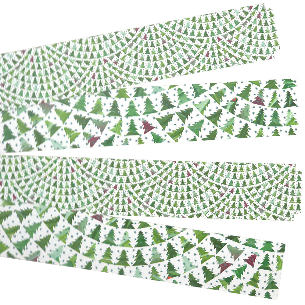 30 Reusable Christmas Paper Chains | Christmas Tree Wave | No Glue Needed | 2.5m