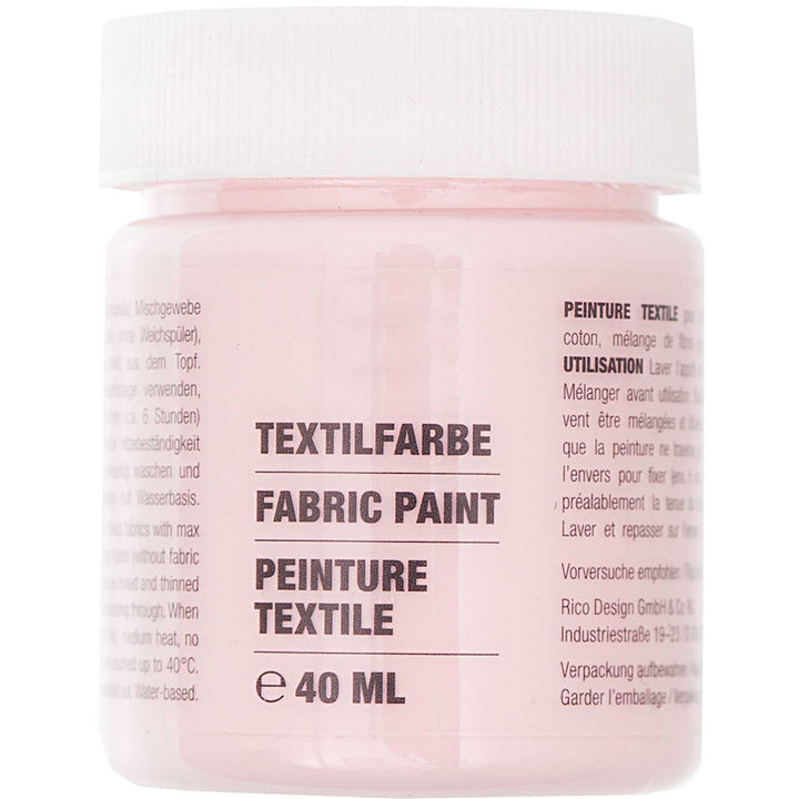 40ml Fabric Paint | Ideal for Light Fabrics | Choose A Colour
