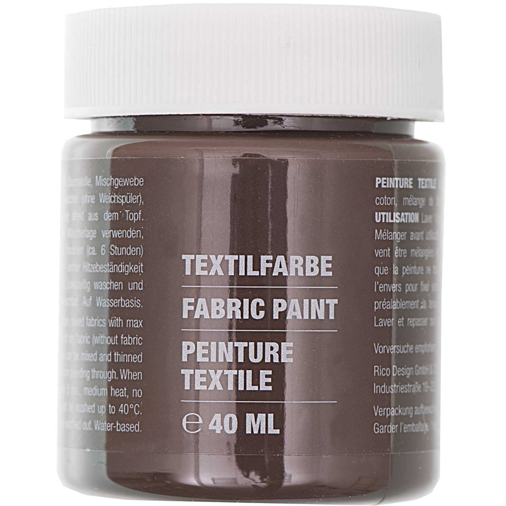 40ml Fabric Paint | Ideal for Light Fabrics | Choose A Colour