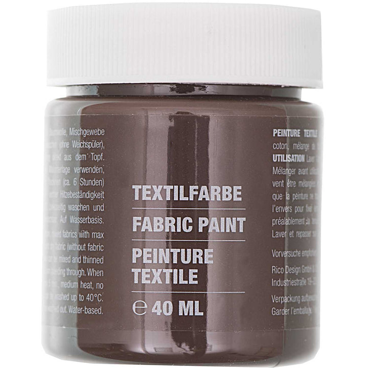 40ml Fabric Paint | Ideal for Light Fabrics | Choose A Colour