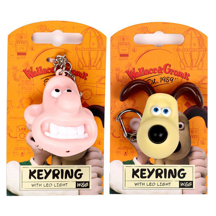 Wallace & Gromit LED Keyring | Mini Gift | Cracker Filler