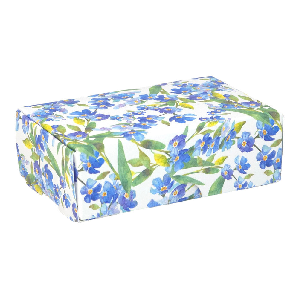 Watercolour Forget Me Nots | Little Gift Box | Soap Bar Sized | Single or 6 Boxes | 57x88x30mm