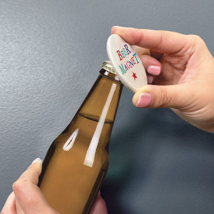 Beer Magnet | Bottle Opener on Magnet | Mini Gift | Cracker Filler