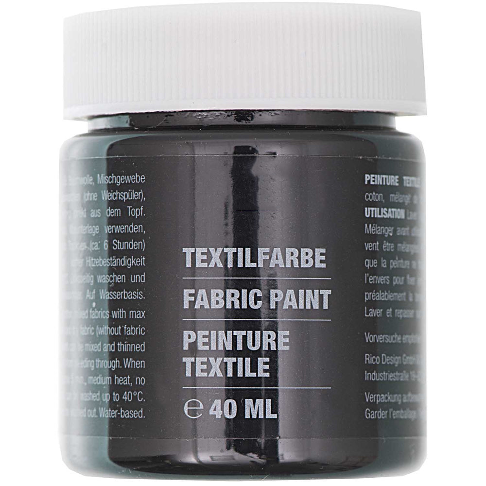 40ml Fabric Paint | Ideal for Light Fabrics | Choose A Colour