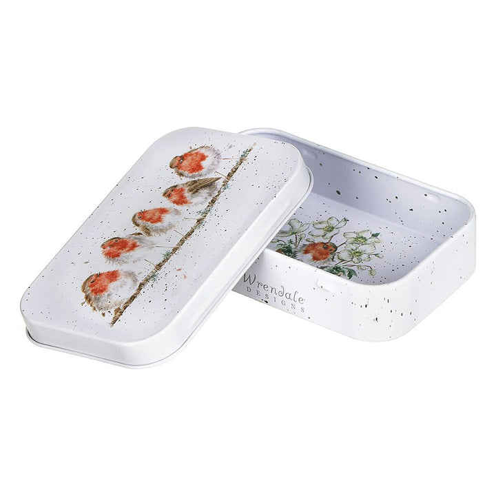 9cm Wrendale Lidded Tin Robin Design | Cracker Filler Gift