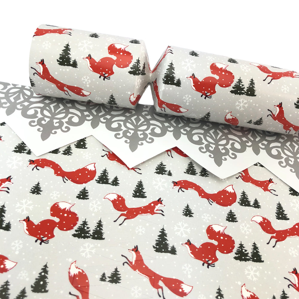 Christmas Fox | SNAPLESS Christmas Cracker Making Craft Kit | Makes 6