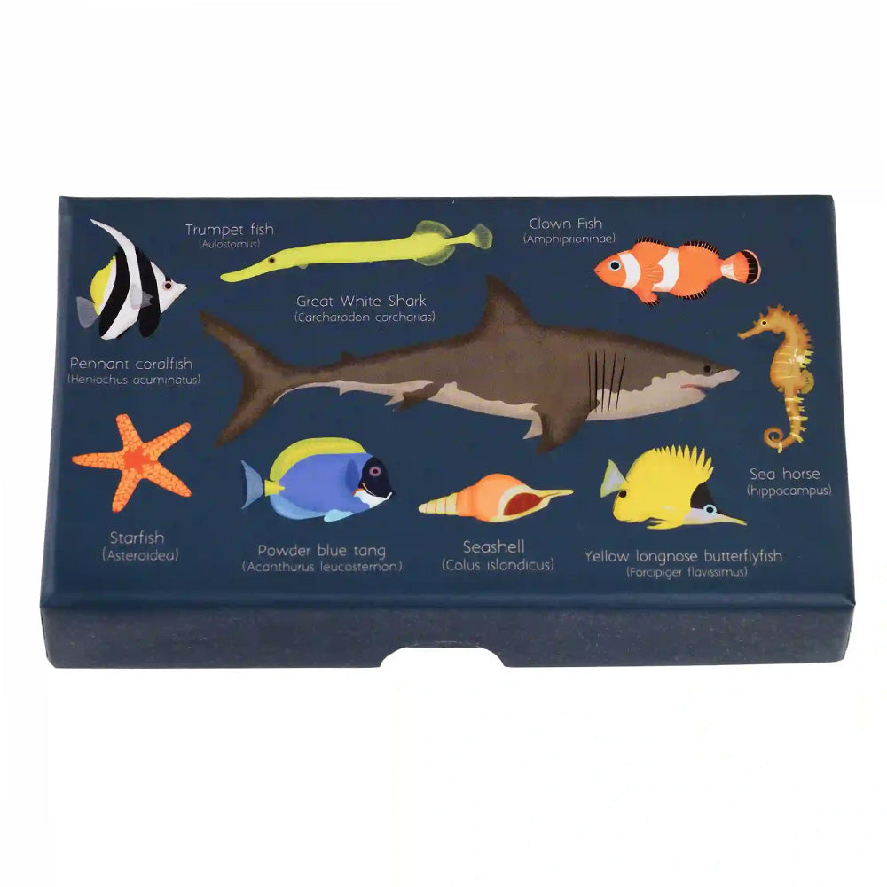 Ocean Animals | Mini Stamps & Inks for Kids | Art & Craft Gift Activity
