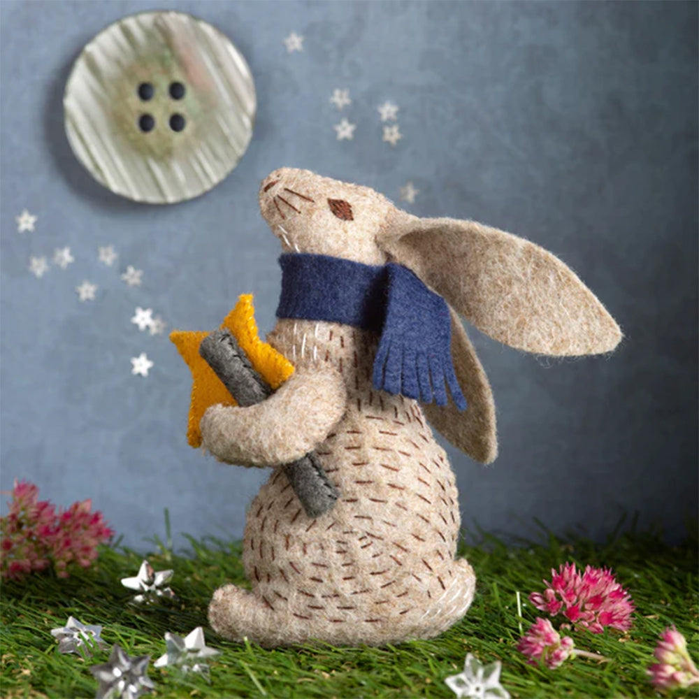 Stargazing Hare | Mini Felt Sewing Kit | Corinne Lapierre