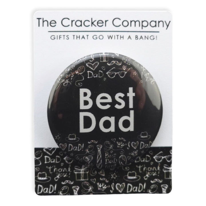 Best Dad | 38mm Button Pin Badge | Mini Gift | Cracker Filler