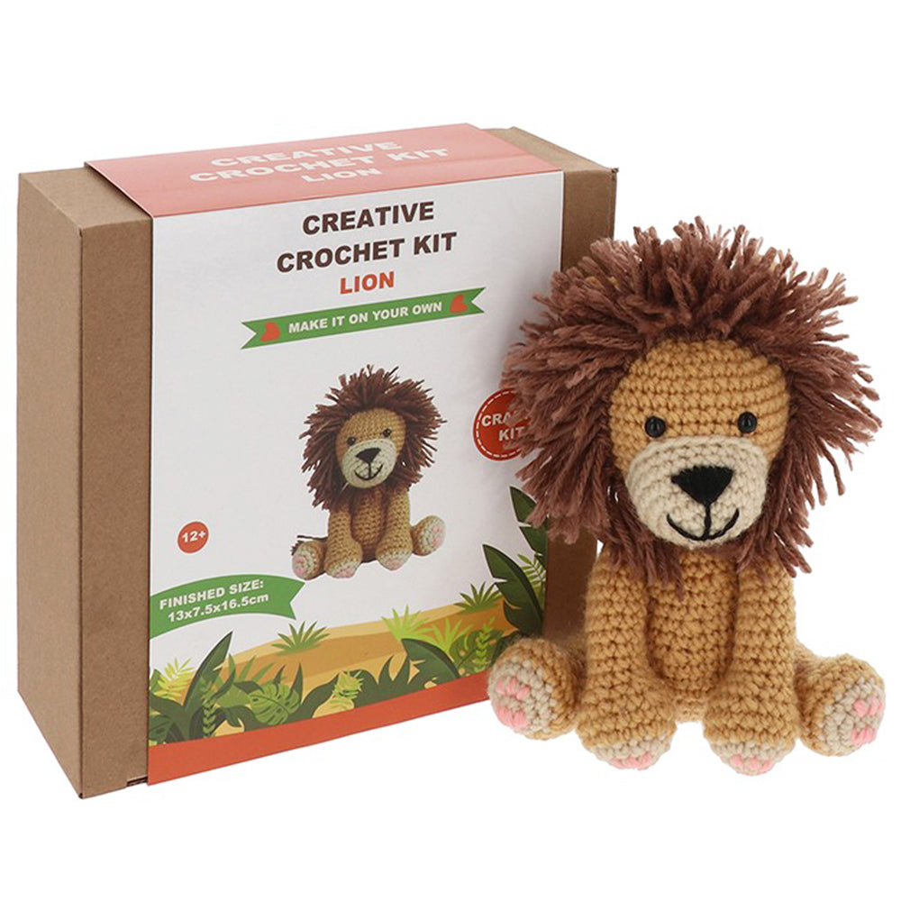 Lion | Complete Crochet Craft Kit for Adults