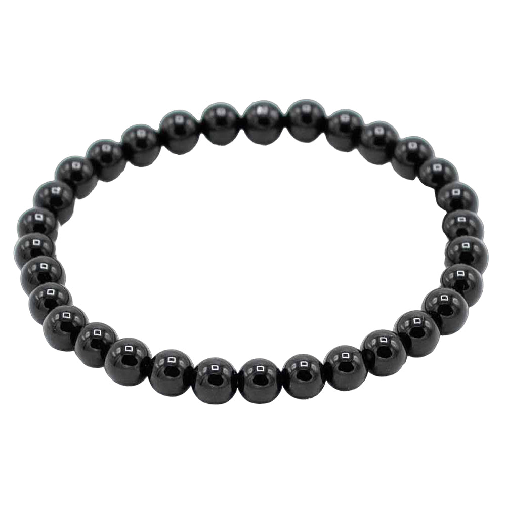 Black Agate | Gemstone Manifestation Bracelet | Protection | Cracker Filler