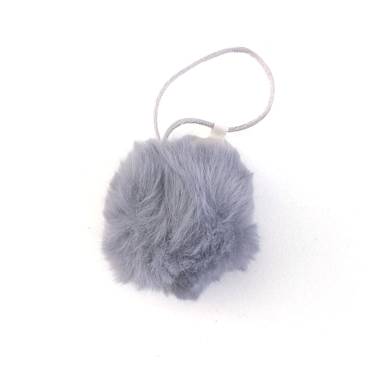 Hanging Faux Fur Pom Pom | 4cm Wide | Mini Gift | Cracker Filler
