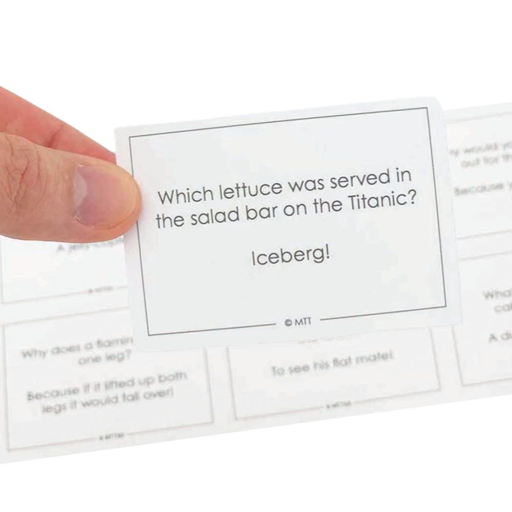 Assorted Cracker Jokes for DIY Cracker Making | Packs of 12, 50 or 100 Jokes