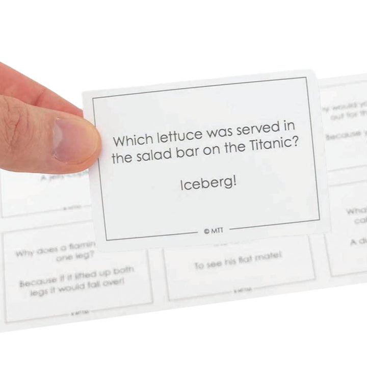 Assorted Cracker Jokes for DIY Cracker Making | Packs of 12, 50 or 100 Jokes