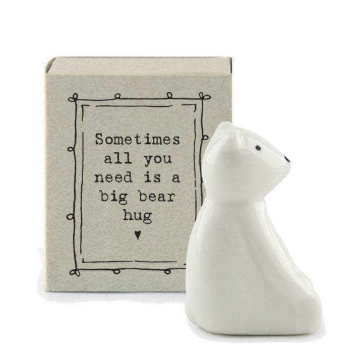All You Need Is A Big Bear Hug | Porcelain Bear | Cracker Filler | Little Gift