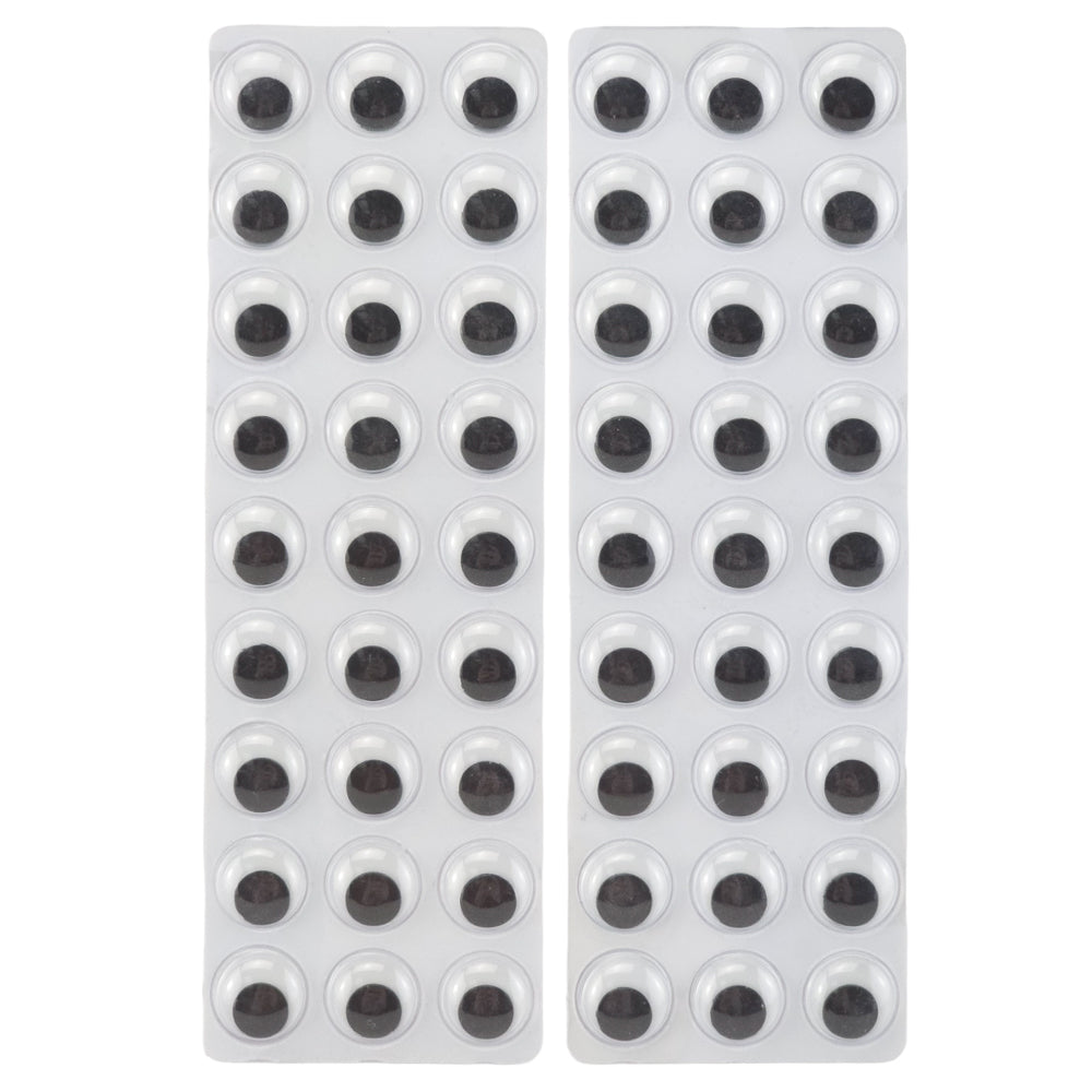 Googly Eyes | Self Adhesive for Crafts | Choose from Sizes 6mm to 15mm