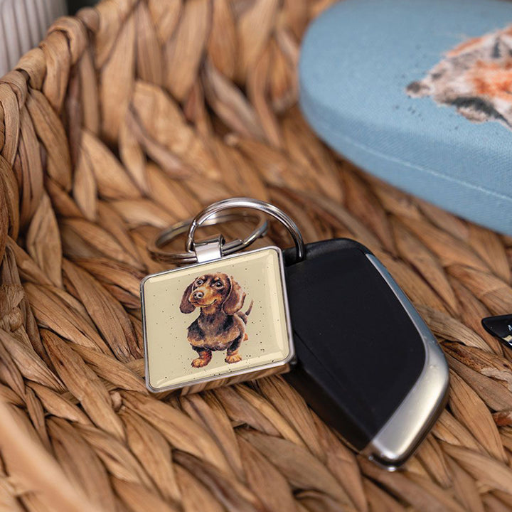Waggy Dachshund Keyring | Wrendale Designs | Cracker Filler | Little Gift