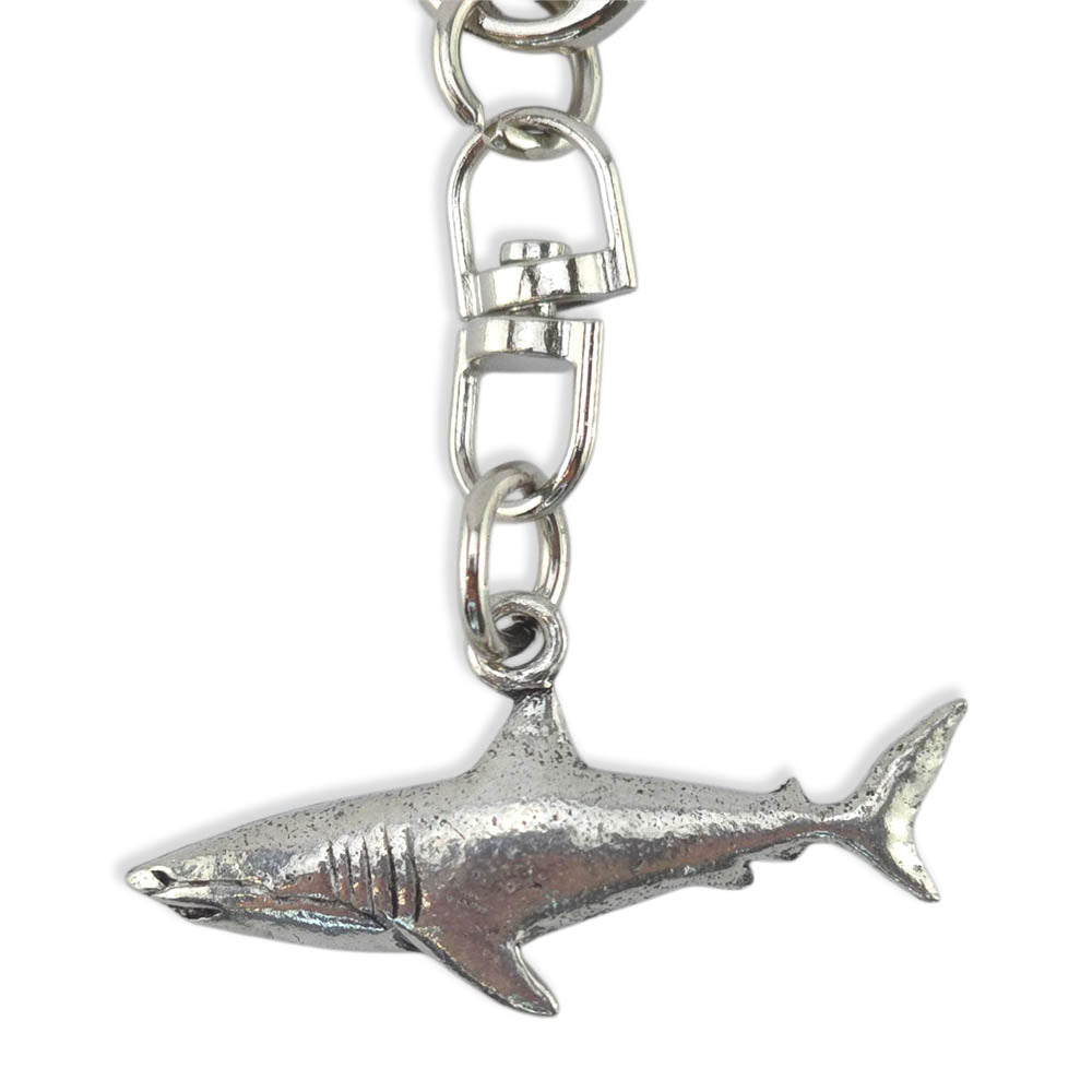 Shark | English Pewter 3D Keyring | Little Gift | Cracker Filler