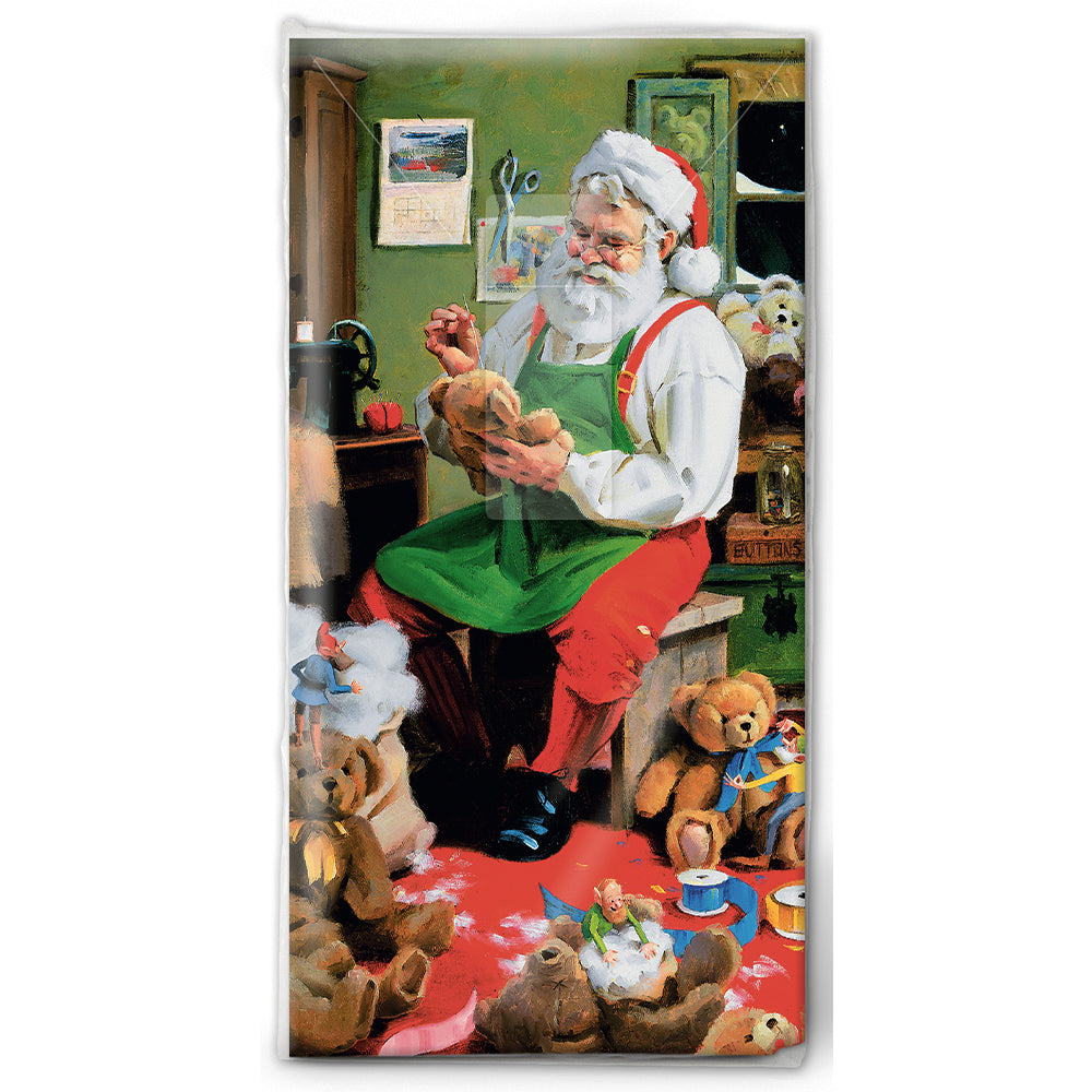 Traditional Santa | Pocket Size Tissue Pack | Little Gift | Cracker Filler
