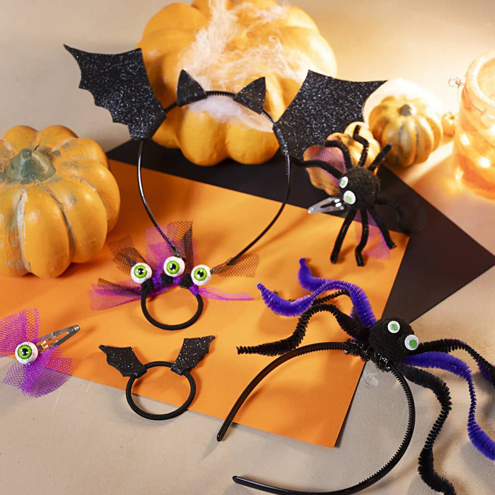 Halloween Hair Accessories | Makes 6 | Kids Craft Kit
