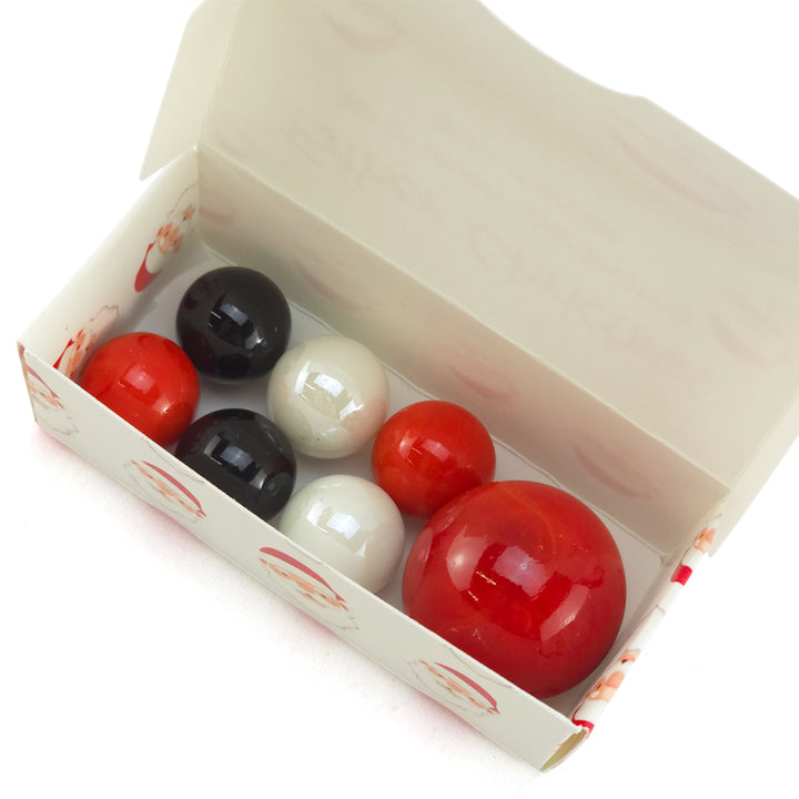 Father Christmas | Mini Box of Marbles for Kids | Cracker Filler | Little Gift
