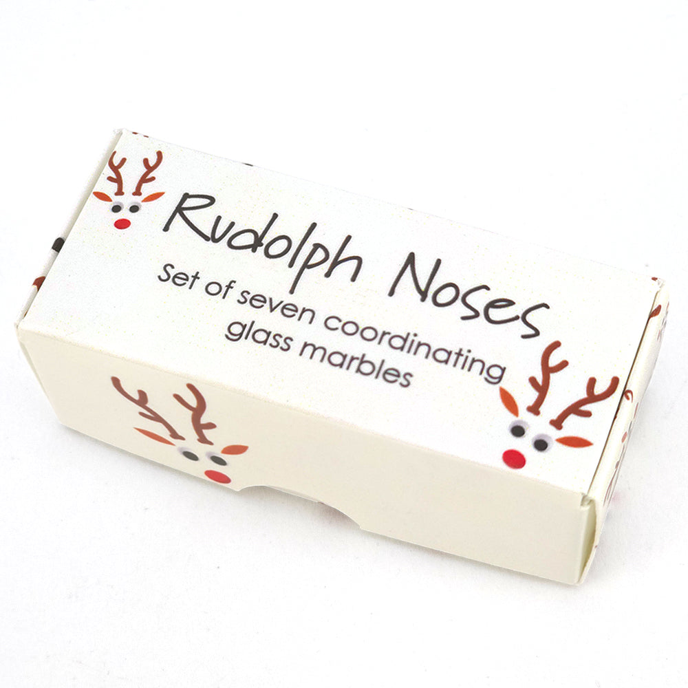 Rudolph Noses | Mini Box of Marbles for Kids | Cracker Filler | Little Gift