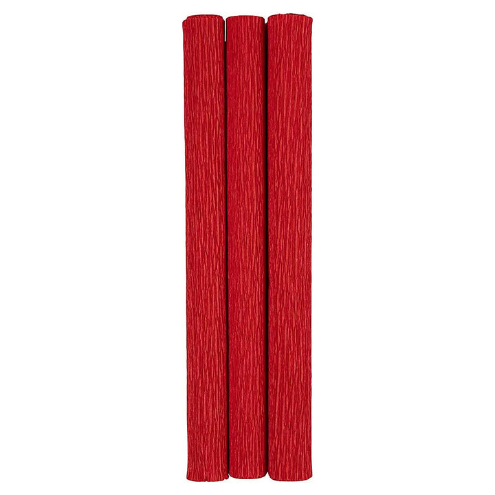 3 Single Colour Crepe Paper Rolls | Flower Making Crafts |  25cm x 60cm