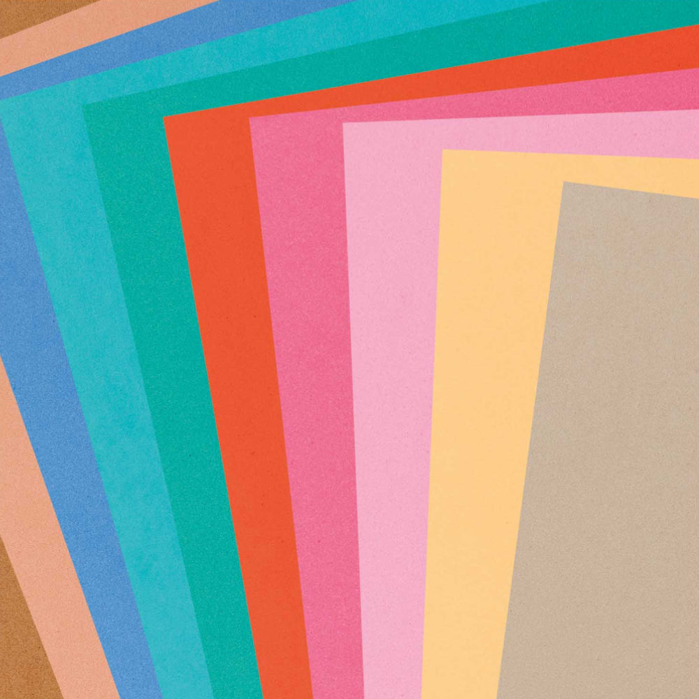 10 Assorted Sheets of A4 Natural Pastel Craft Foam - 2mm Thick