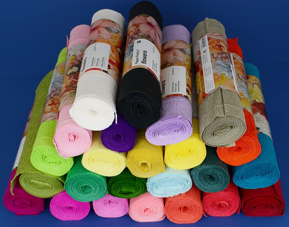 Light Pink Floristry Crepe for Paper Flower Making Crafts