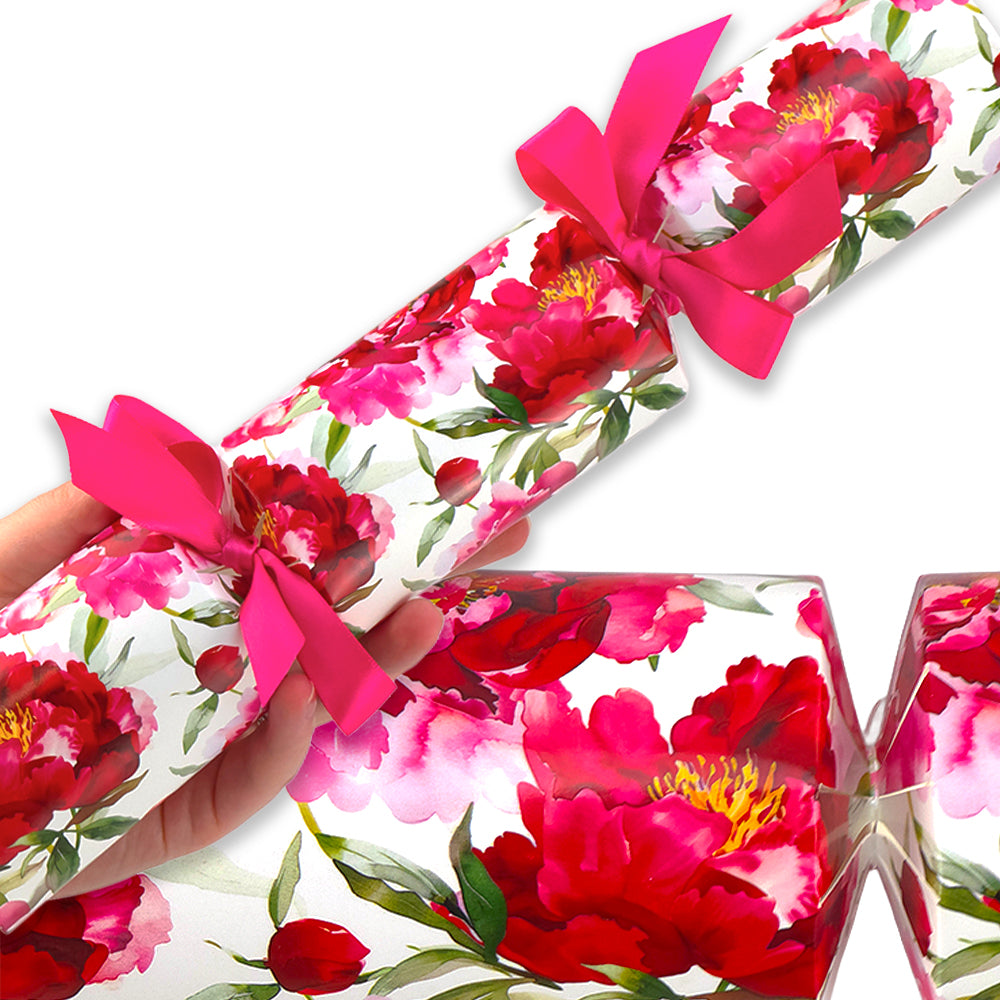 Pink Peonies | Cracker Making Craft Kit | Make Your Own