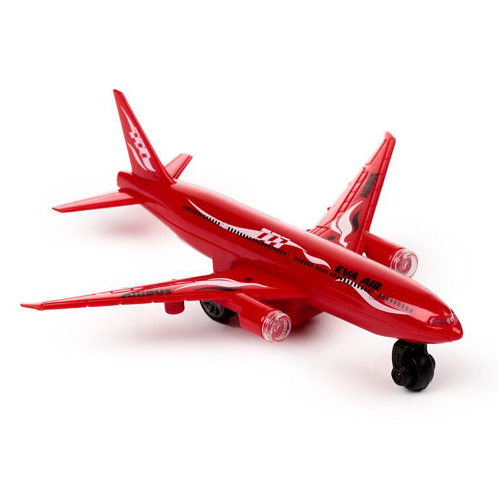 Jet Plane Light &amp; Sound Friction Pull Back Action Toy | Single | Little Gift