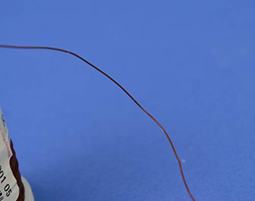 100m Reel Brown Thin Floristry Wire for Crafts - 0.35mm Thick
