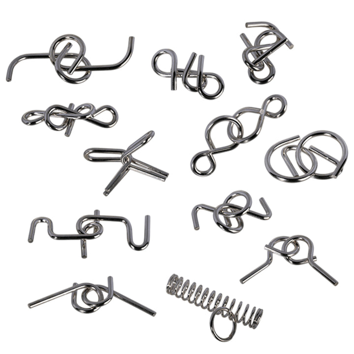 Assorted Mini Metal Puzzles in Boxes | Mini Gift | Cracker Filler