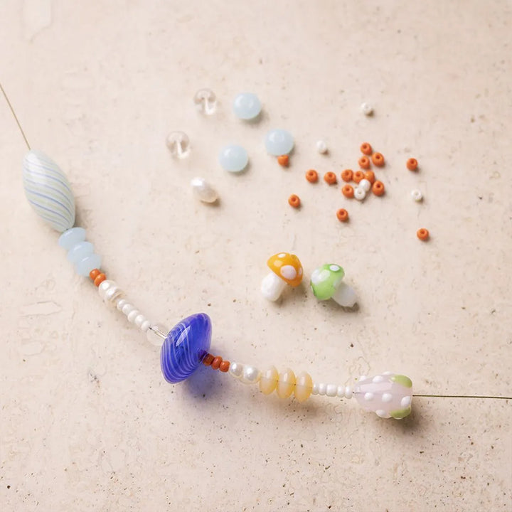 Bright Chunky Bead Necklace | Jewellery Making Craft Kit