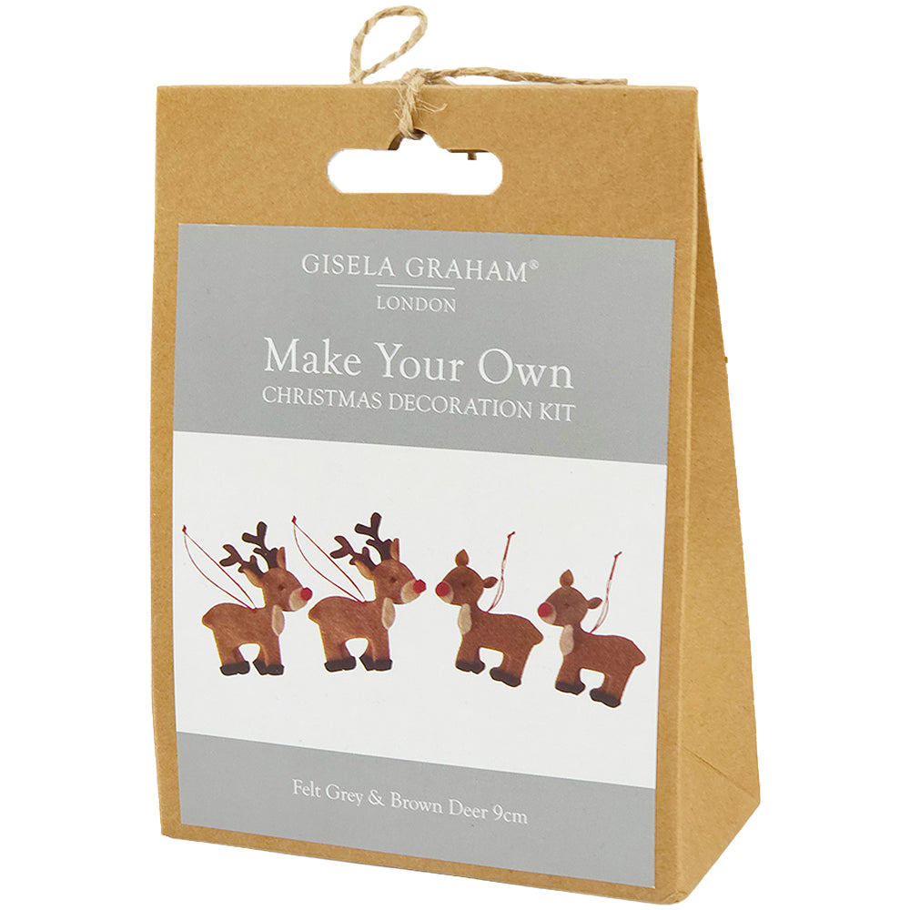Rudolph Ornament Craft Kit for Kids | Makes 4 Christmas Reindeer