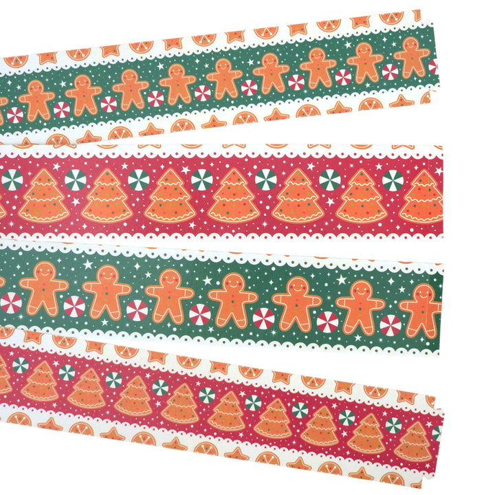 30 Reusable Christmas Paper Chains | Gingerbread Christmas | No Glue | 2.5m