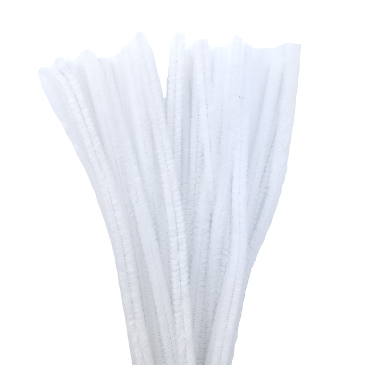 25Pk 9mm Single Colour Packs 30cm Chenille Stems Craft Pipe Cleaners