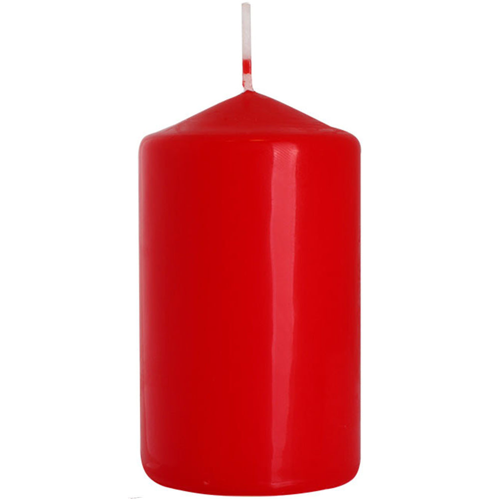 Red | Pillar Candles | Choose 60mm to 250mm Tall