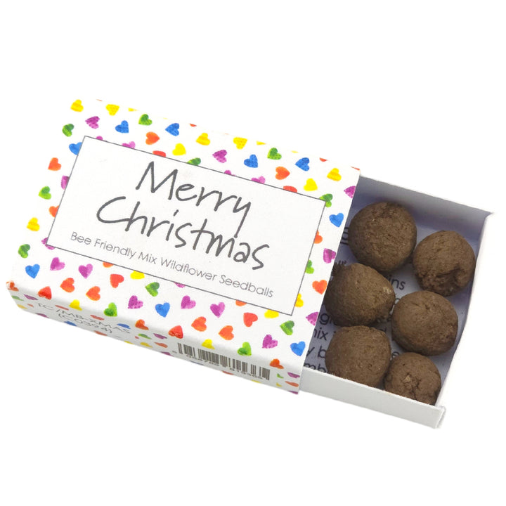 Proud Pride Love | Merry Christmas | Bee Mix 6 Seedballs | Cracker Filler