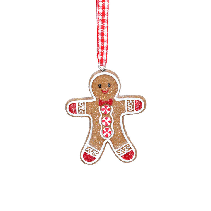Gingerbread Man Ornament | Hanging Christmas Tree Decoration | Cracker Filler Gift