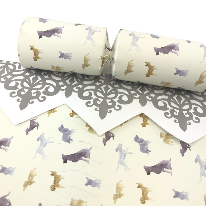 Watercolour Dogs Cracker Making Kits - Make & Fill Your Own