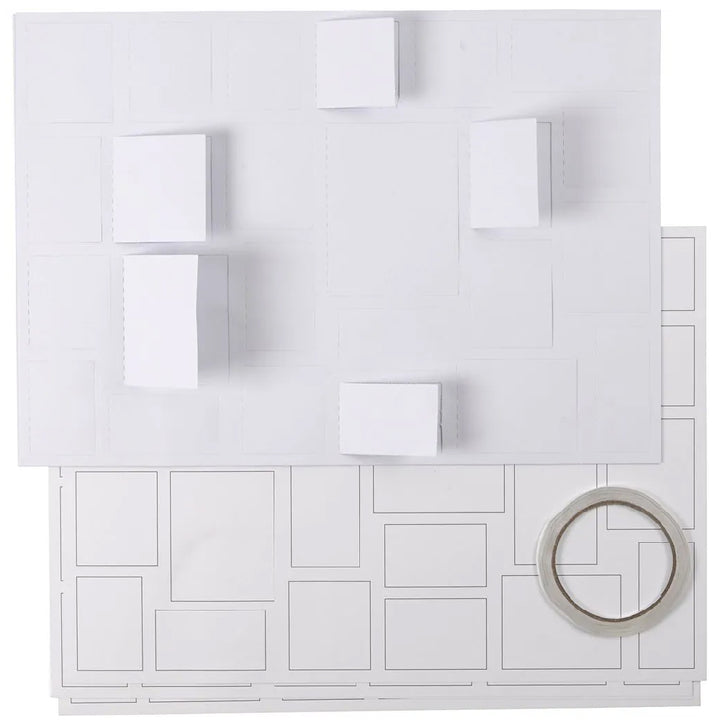 5 Jumbo 2-Part Colour &amp; Decorate Your Own Flat Card Advent Calendars